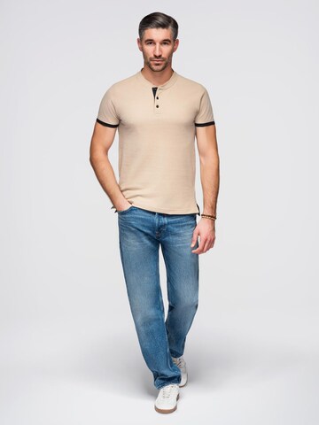 T-Shirt Ombre en beige