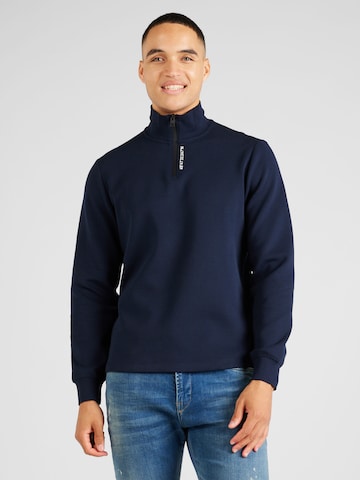 s.Oliver Sweatshirt in Blauw: voorkant