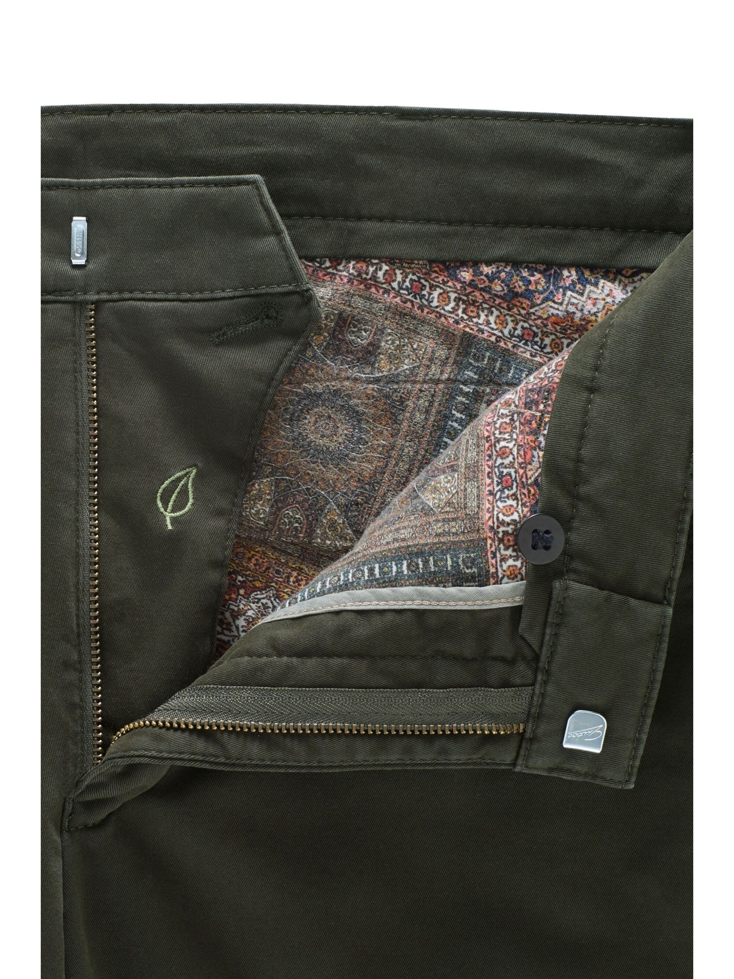 Regular Pantalon chino MEYER en vert