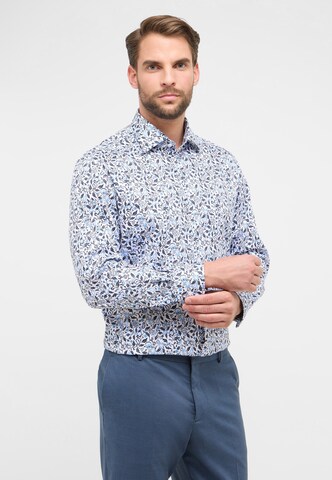 ETERNA Comfort fit Zakelijk overhemd in Blauw: voorkant