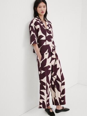 MANGO Blúz 'PLUMAS' - bézs