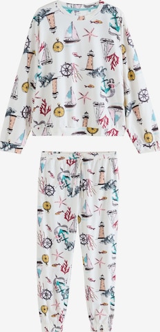 NextPidžama - bijela boja: prednji dio