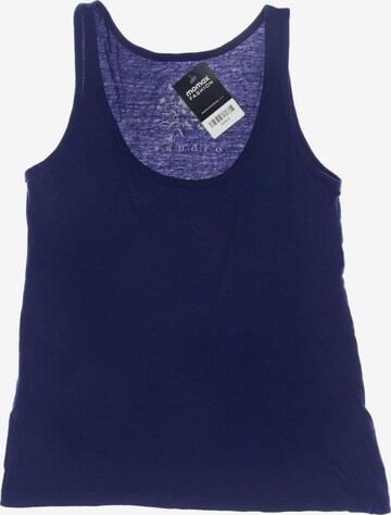 Sandro Top & Shirt in XS in Blue: front