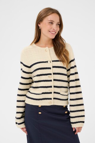 Cardigan 'OlenaSZ' SAINT TROPEZ en beige : devant