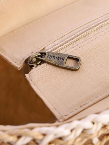 Amichi - Shopper 'Bolso shopper para mujer Soie de fibras naturales con cremallera' en beige