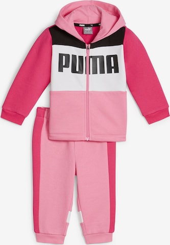 PUMA Sweatsuit in Pink: front