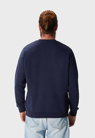 Oldskull Sweatshirt 'RETRO REFRESHING TYPOGRAPHY GRAPHIC' in Blue