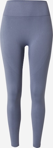 Skinny Pantalon de sport 'Nagar' Athlecia en bleu : devant