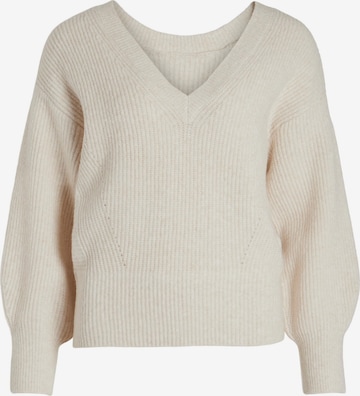 VILA Sweater 'Tycia' in White: front