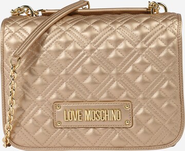 Love Moschino - Bolso de hombro en oro: frente