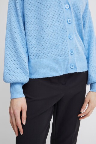 ICHI Strickjacke in Blau
