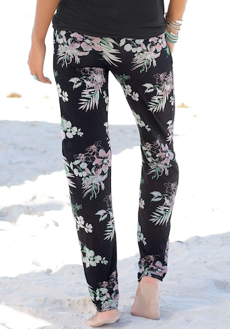 LASCANA Regular Broek in Blauw