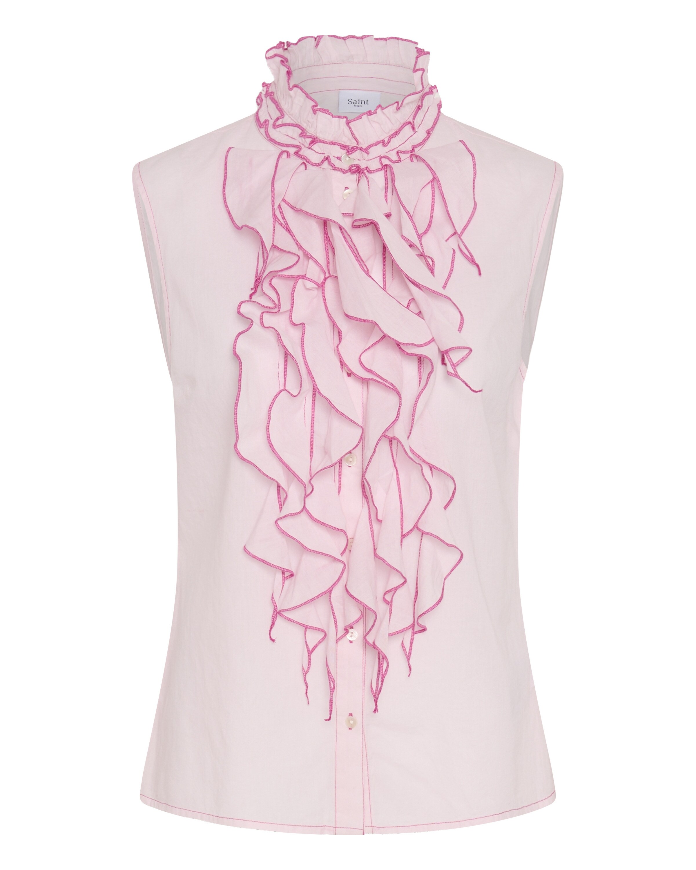 SAINT TROPEZ Bluse 'Tilli' in Pink: Vorderseite