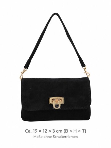 Pochette 'Alessa Wild Leather' Brise en noir