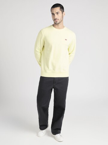 LEVI'S ® Regular Fit Sweatshirt 'Original Housemark' in Gelb