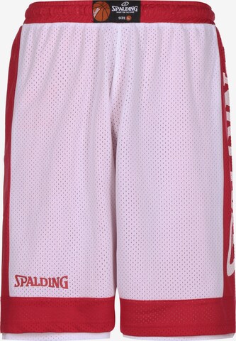 SPALDING Workout Pants in Red: front