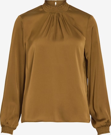 Camicia da donna di VILA in marrone: frontale