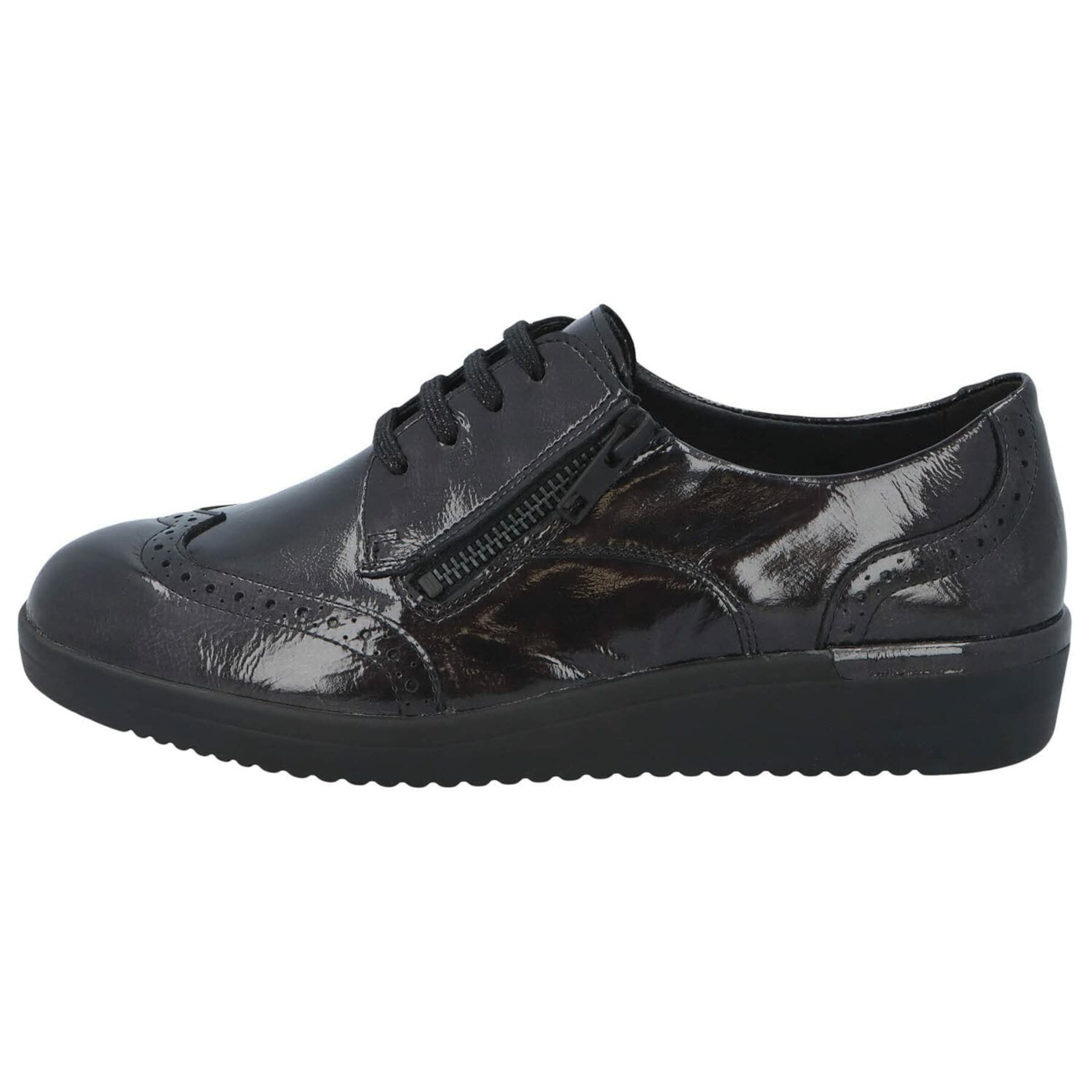 SOLIDUS Athletic lace-up shoe 'Kathy' in Grey