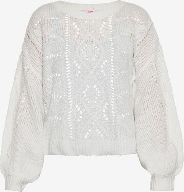 Pull-over MYMO en blanc : devant