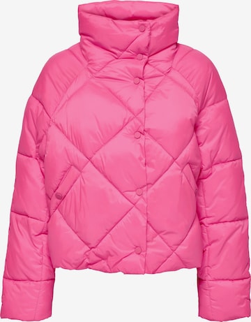 ONLY Winter Jacket 'Carol' in Pink: front