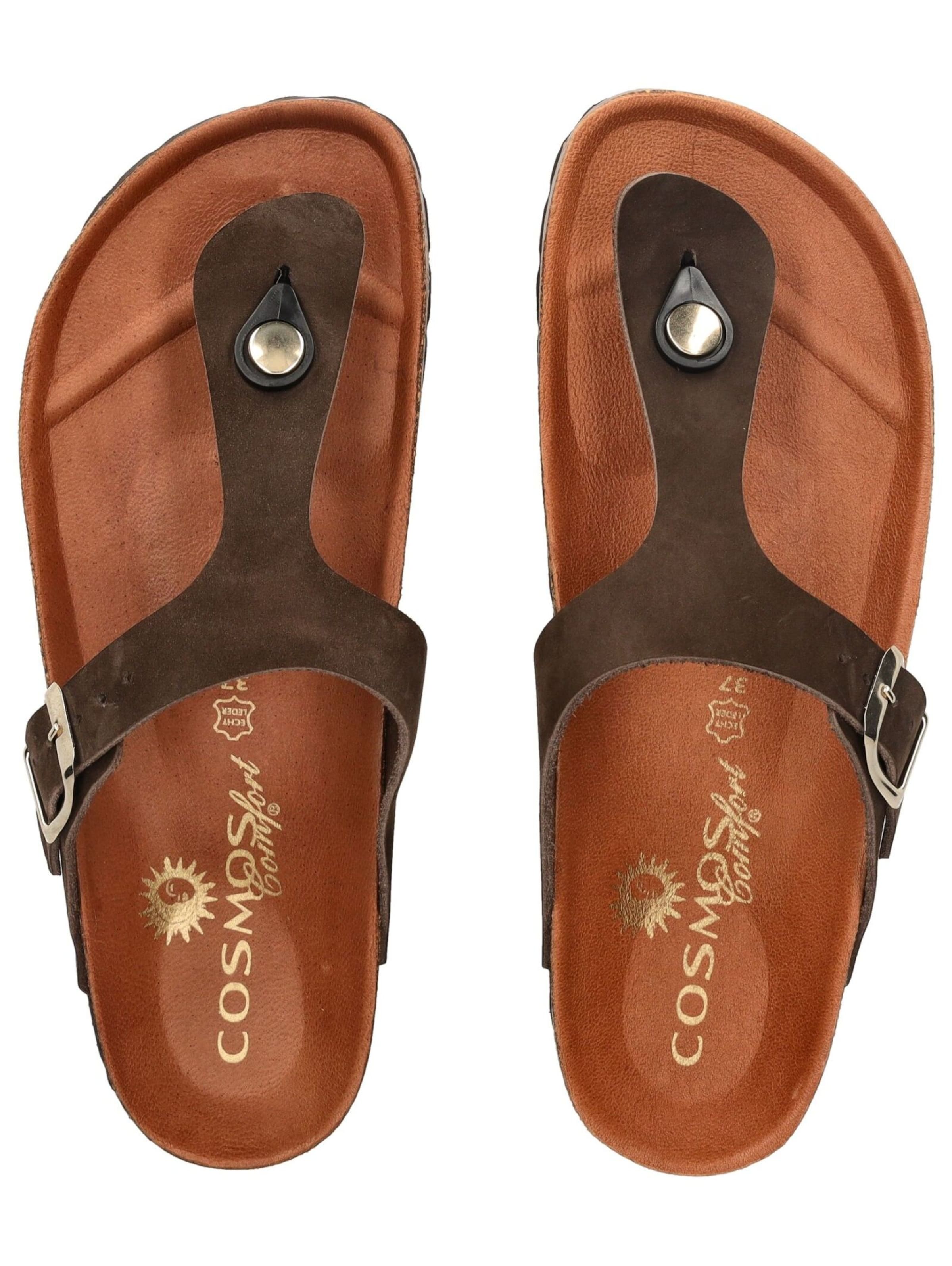 Tongs COSMOS COMFORT en marron