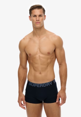 Boxers Superdry en bleu : devant