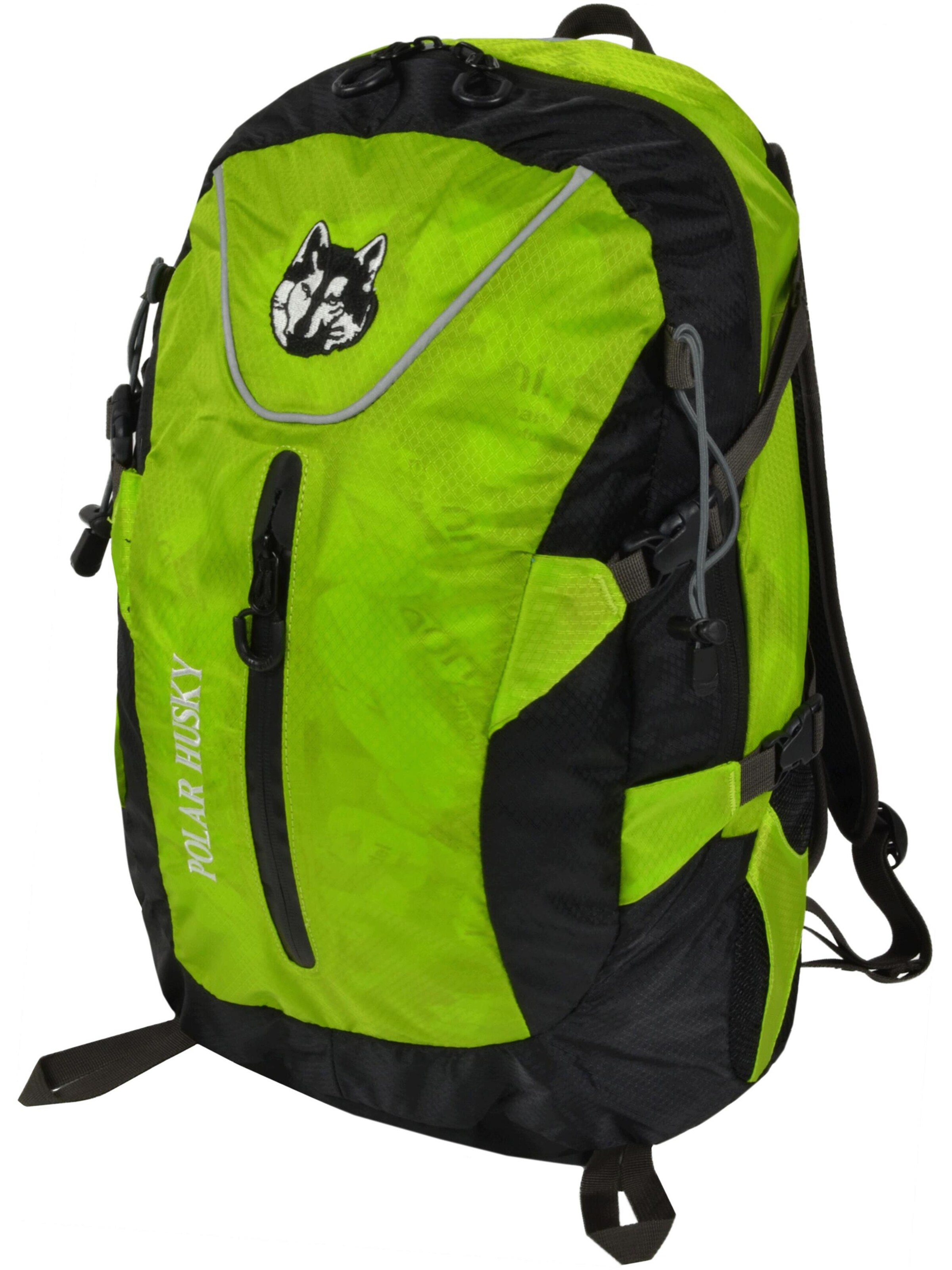 Polar Husky Sports backpack 'Crowsnest' in Green: front