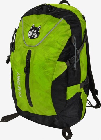 Polar Husky Sports Backpack 'Crowsnest' in Green: front