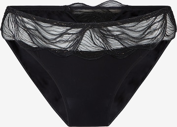 Slip LingaDore en noir : devant