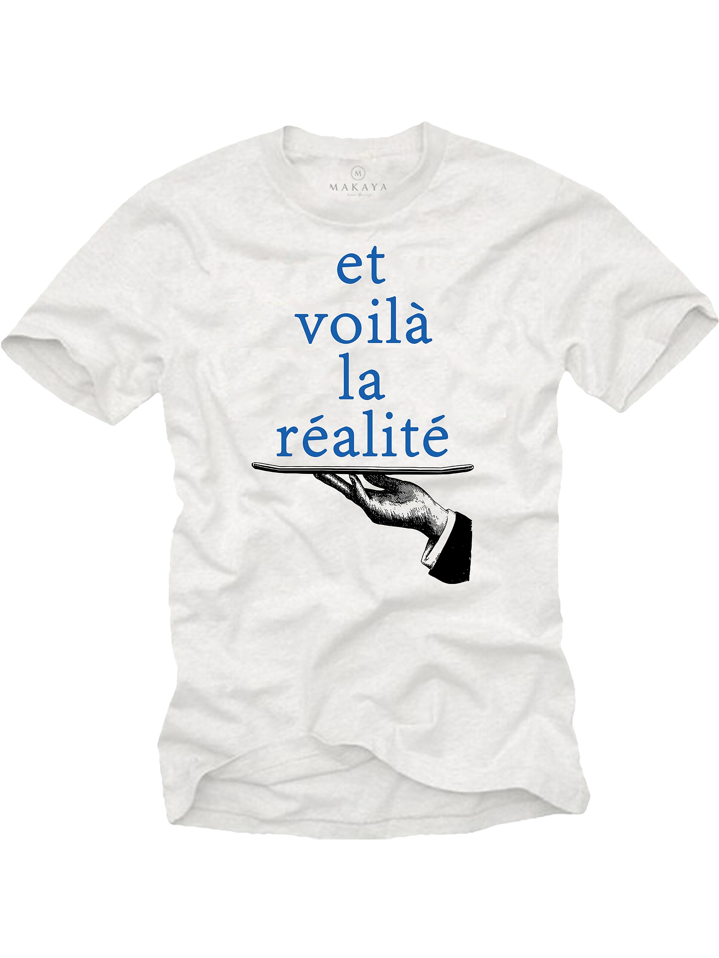MAKAYA Shirt in White: front