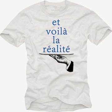 MAKAYA Shirt in White: front
