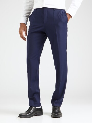 regular Pantaloni con piega frontale 'Genius' di BOSS in blu: frontale