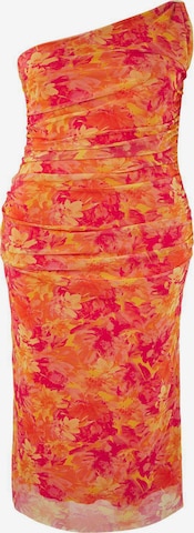 Trendyol Curve Sukienka w kolorze pomarańczowy: przód