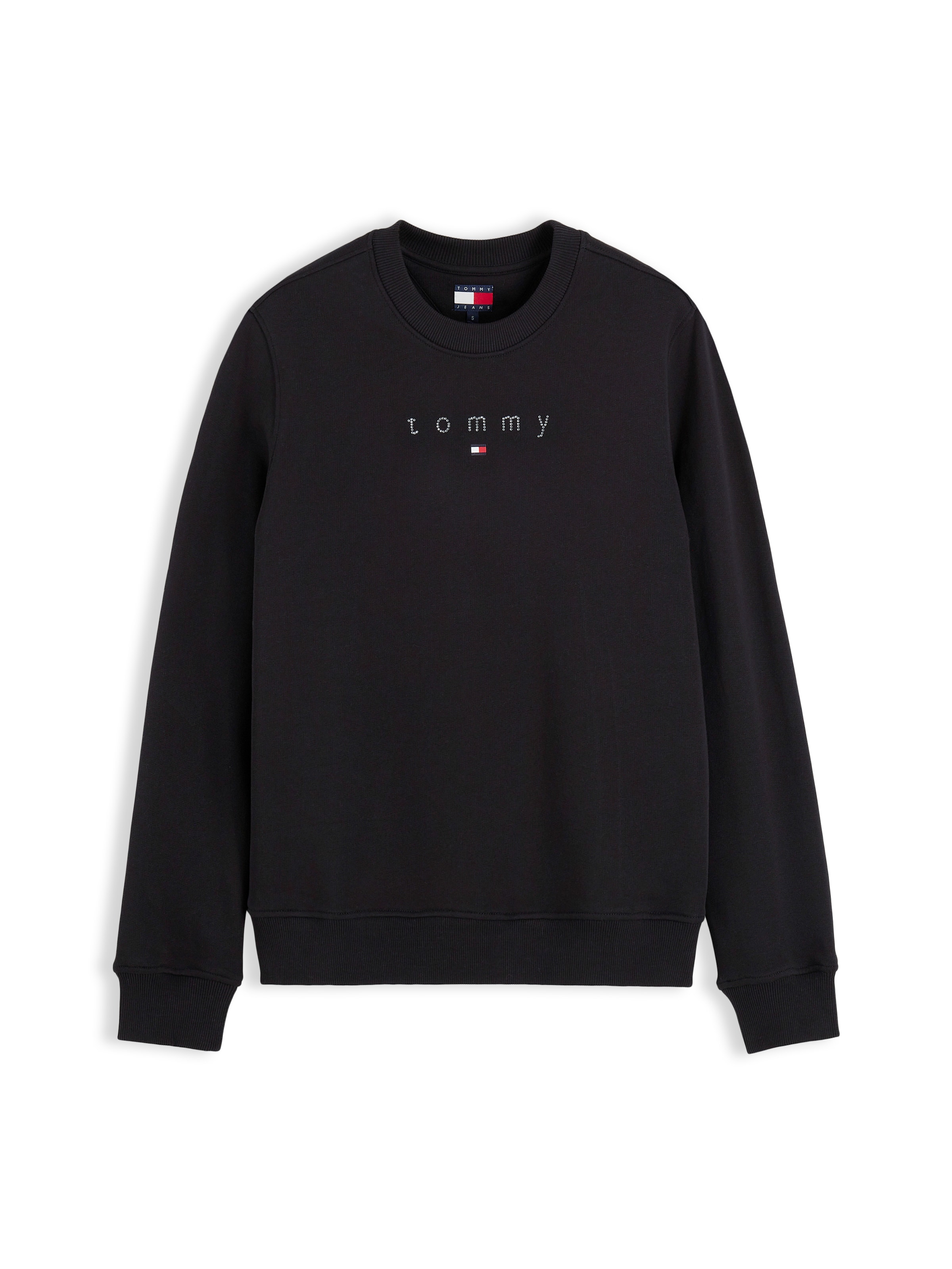 Tommy Jeans Μπλούζα φούτερ σε μαύρο: μπροστά