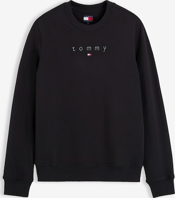 Felpa di Tommy Jeans in nero: frontale