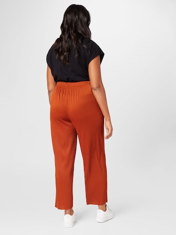 ABOUT YOU Curvy Loosefit Broek 'Inka' in Bruin