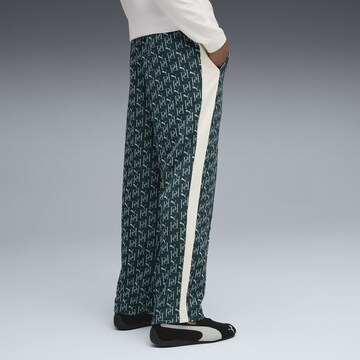 PUMA Loosefit Sportbroek 'T7' in Groen