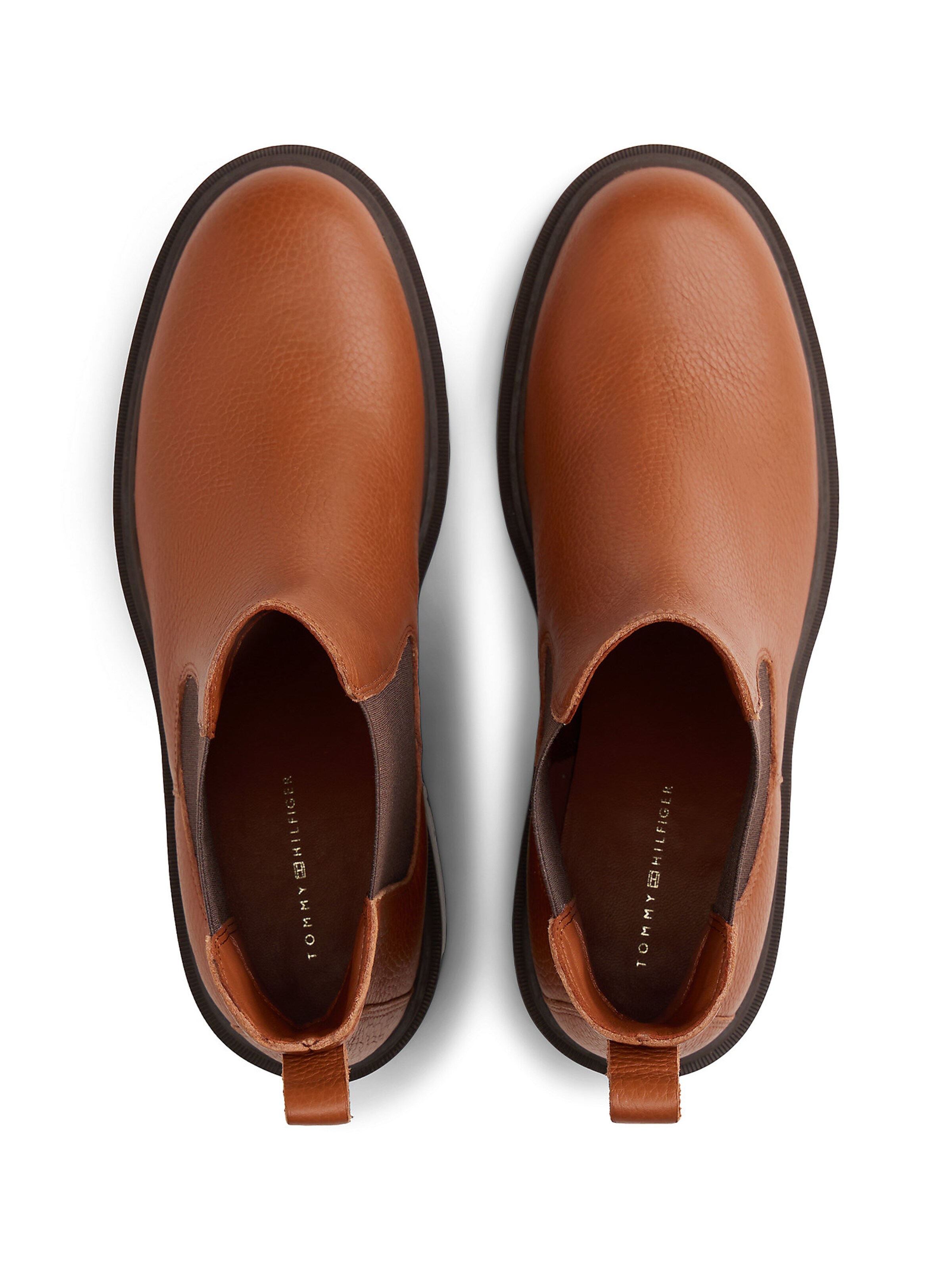 TOMMY HILFIGER Chelsea Boots in Brown