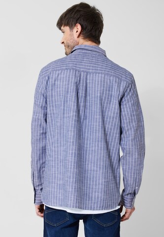 Street One MEN Regular fit Button Up Shirt in Blue