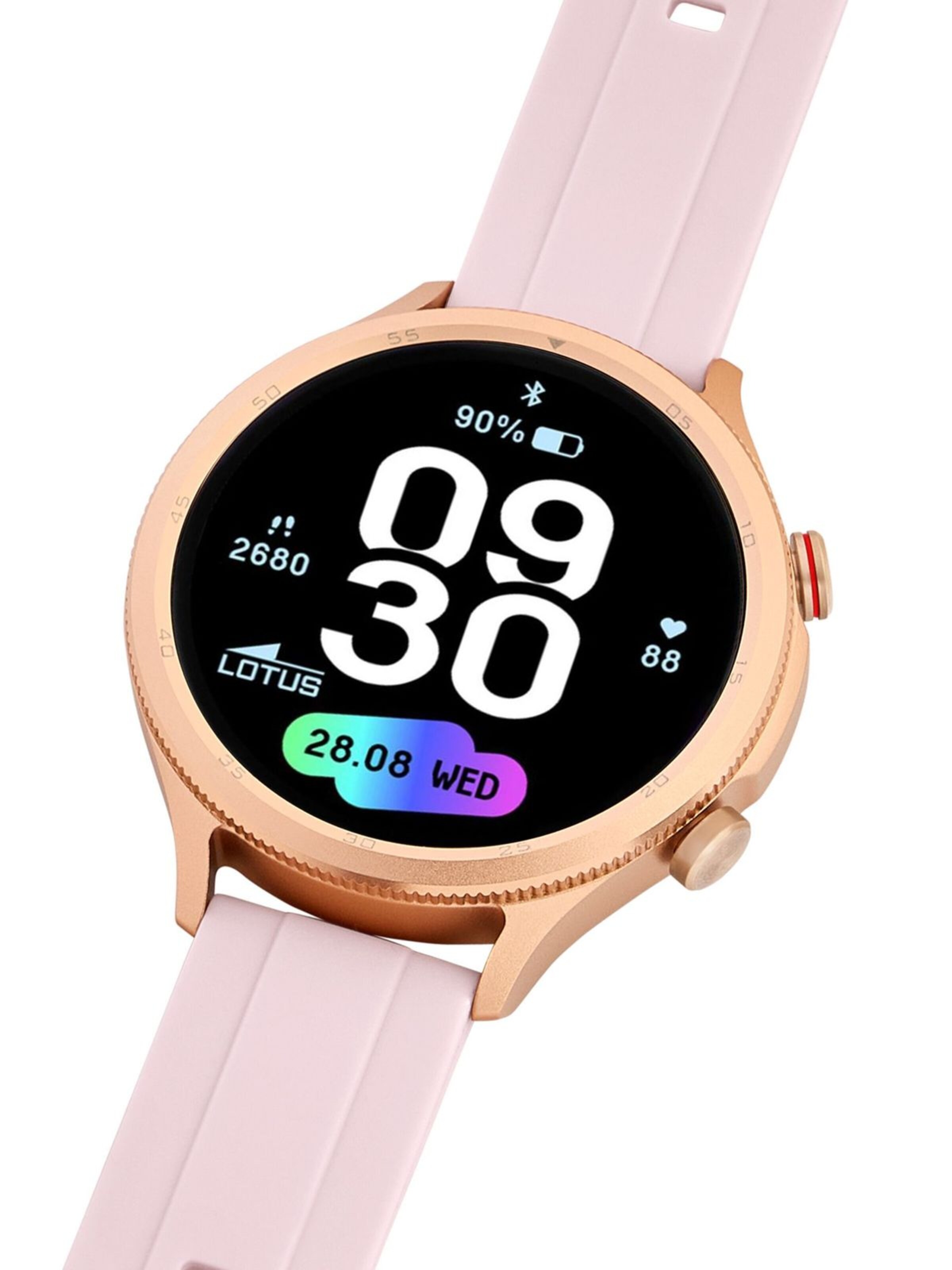Lotus Digital watch in Pink