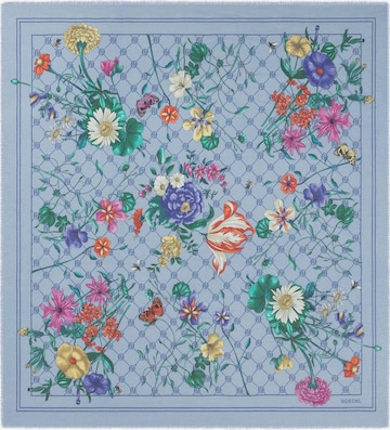 Foulard 'GLOWING BOUQUET' Roeckl en bleu : devant