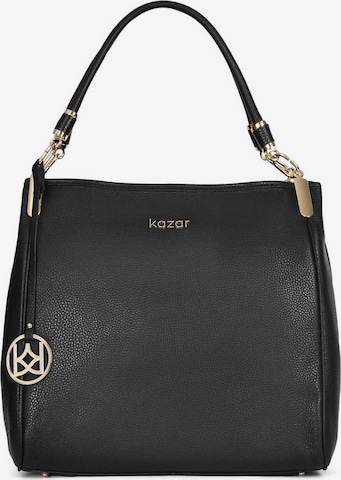 Kazar Handbag in Black: front