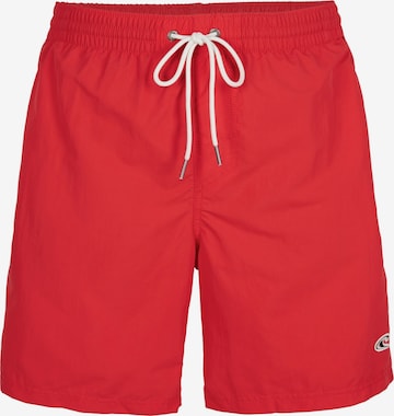 Shorts de bain 'Vert' O'NEILL en rouge : devant