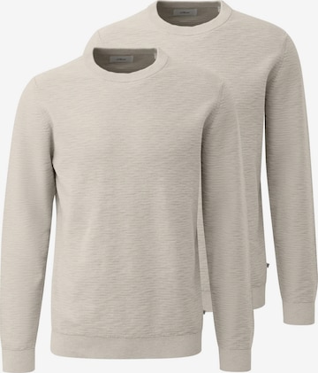 s.Oliver Sweatshirt 'Basic' in Beige: front