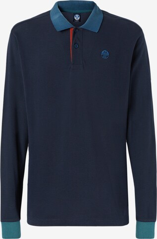 North Sails Shirt in Blauw: voorkant