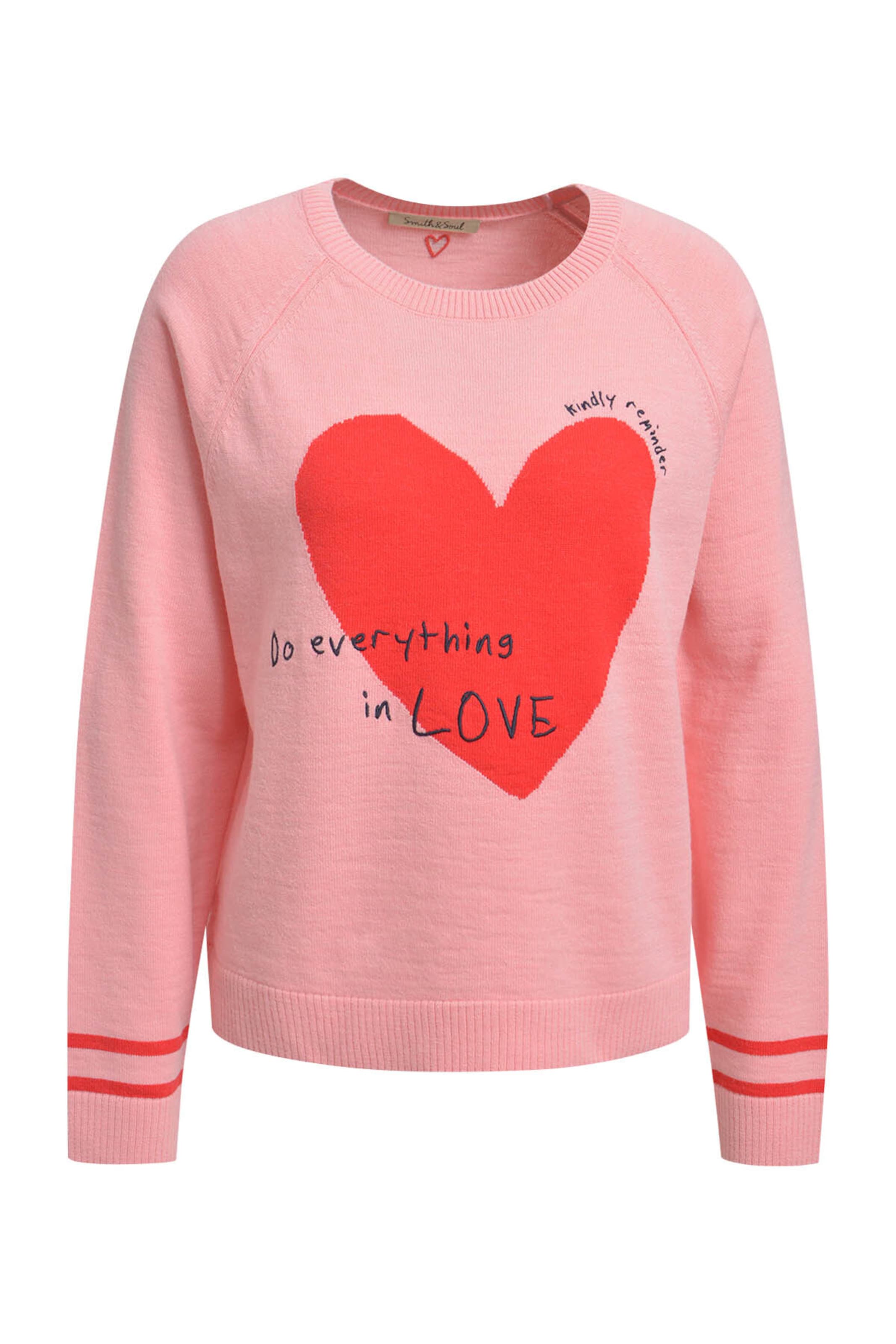 Smith&Soul Sweater in Pink: front