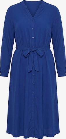 MIAMODA Dress in Blue: front