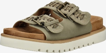 MUSTANG Pantolette in Grün: Vorderseite