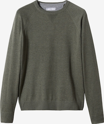 MANGO MAN Sweater in Green: front