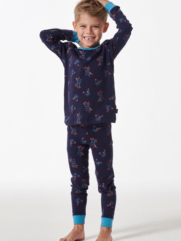 SCHIESSER - Pijama en azul